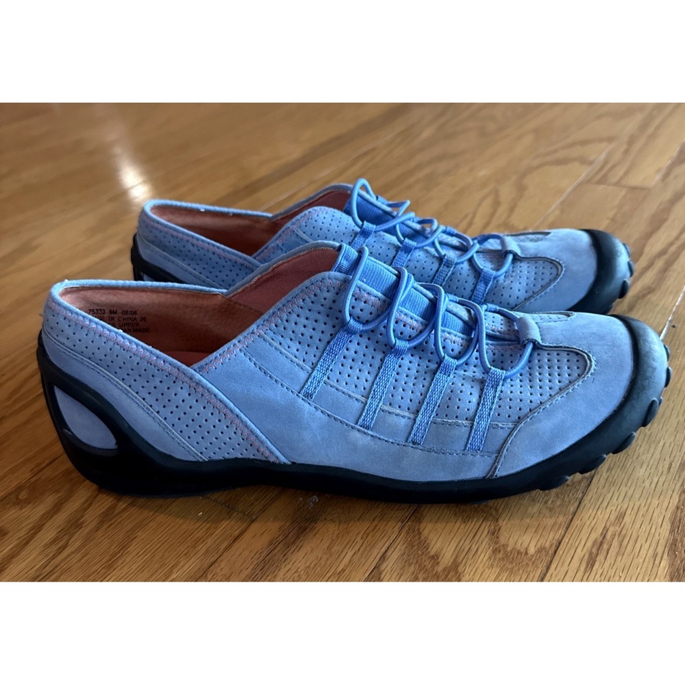 Privo By Clarks Ebb Blue Suede Walking Comfort Walking Shoes Sz 9M Outdoors